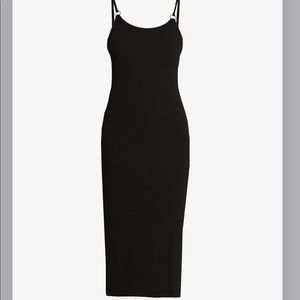 Textured Ring Midi Dress